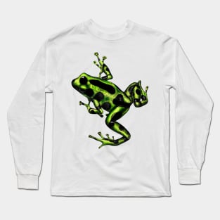 Green poison dart frog Long Sleeve T-Shirt